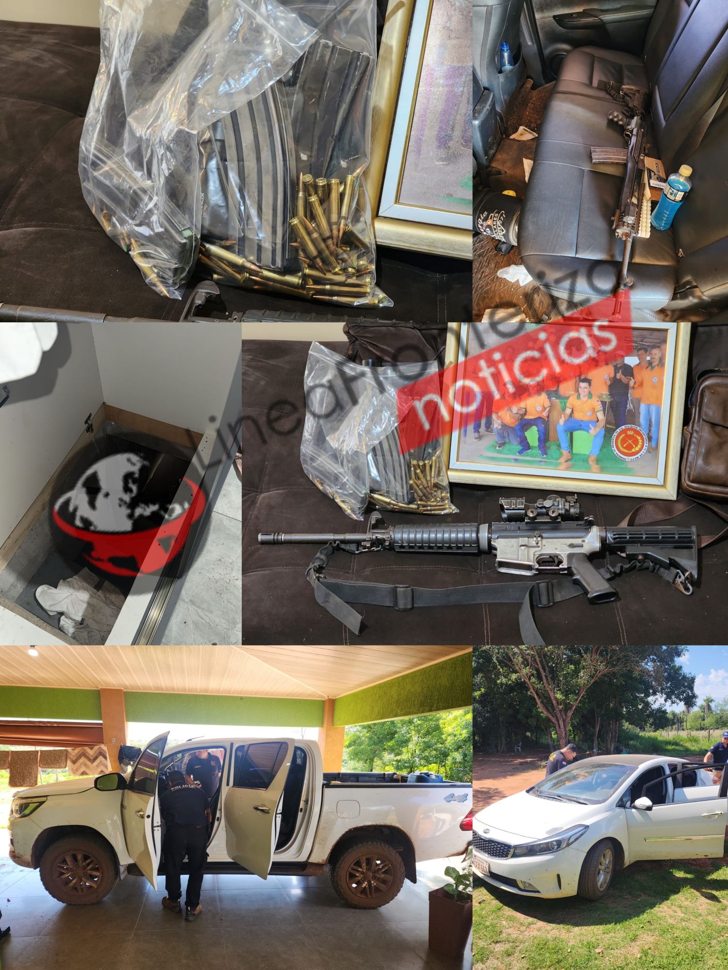 Operación “Campo Verde”: allanan vivienda, incautan armas, drogas y descubren túnel clandestino en Capitán Bado