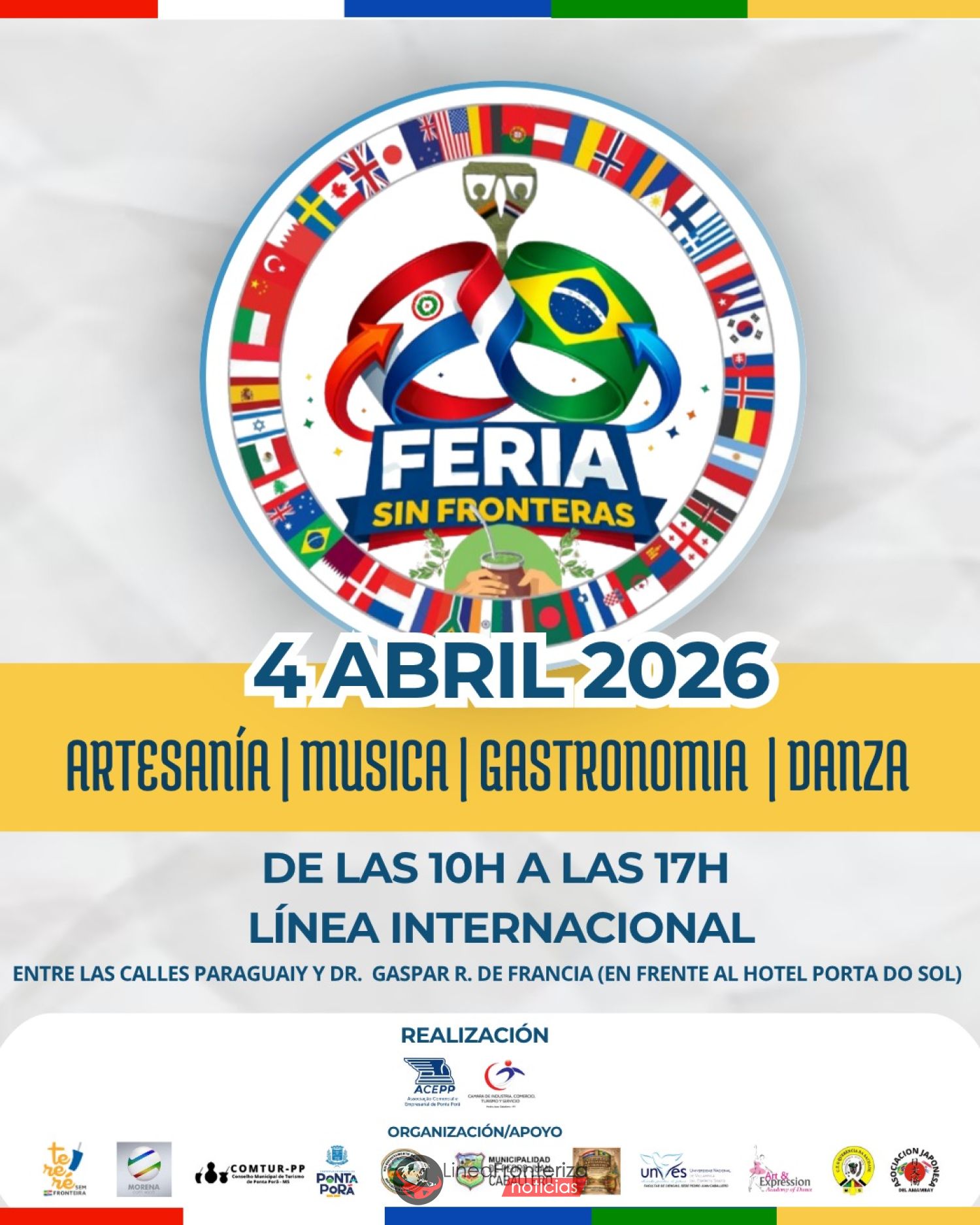 Anuncian la primera Feria Sin Fronteras en la línea internacional
